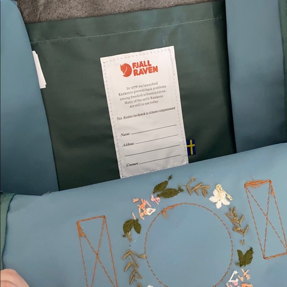 Fjallraven Kanken n 2 handmade embroidery - Picture 4 of 4